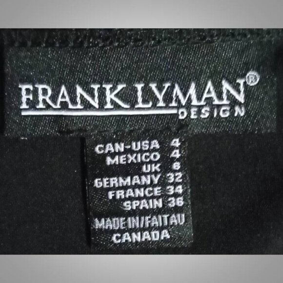 Frank Lyman Design striped dress women's size  4 - Picture 4 of 5